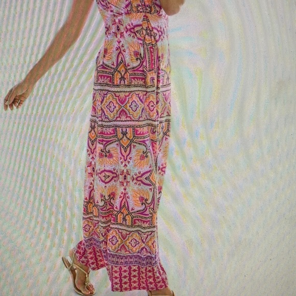 Chico's Dresses & Skirts - CHiCO’S Maxi Multi Print Sleeveless Dress Size 1/Medium